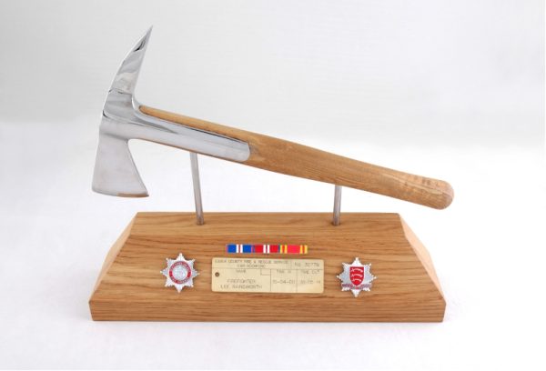 Vertically Mounted Firefighter's Axe