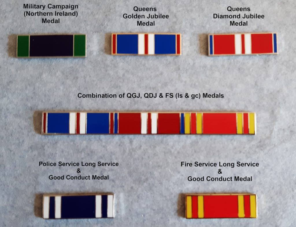 Selfadhesive Enamel Medal Ribbon
