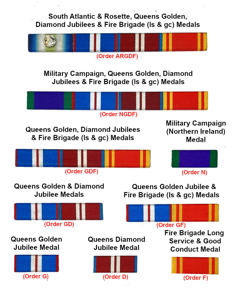 Medal Ribbon Pinon Bars