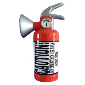 Fire Extinguisher Ceramic Money Box