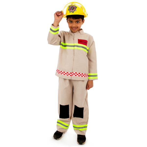 children's gold firefighting uniform