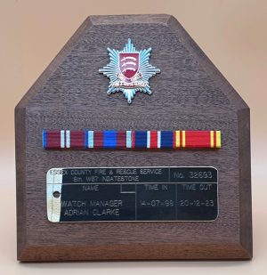 BA Tally, Medal Ribbon & Badge Mount