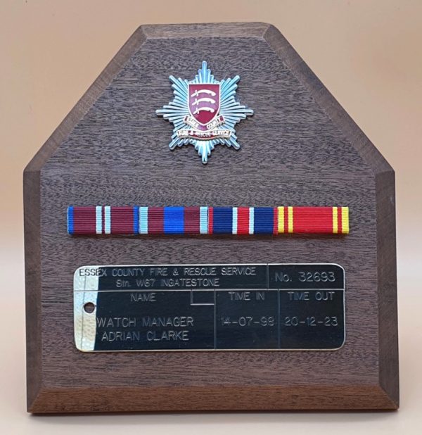 BA Tally, Medal Ribbon & Badge Mount